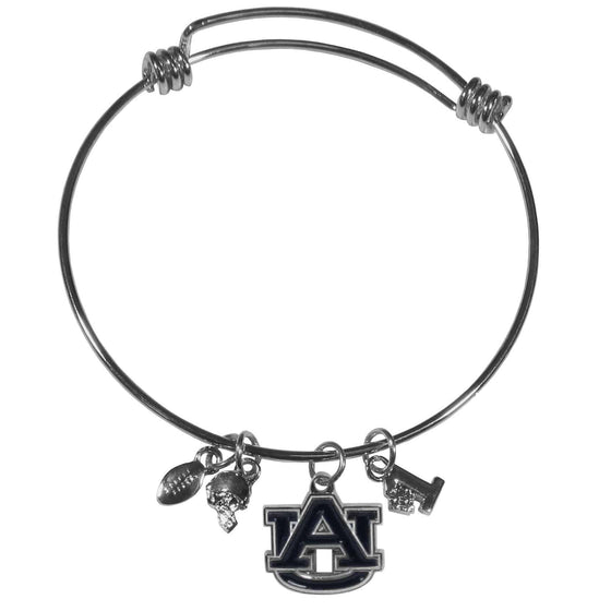 Auburn Tigers Charm Bangle Bracelet (SSKG) - 757 Sports Collectibles