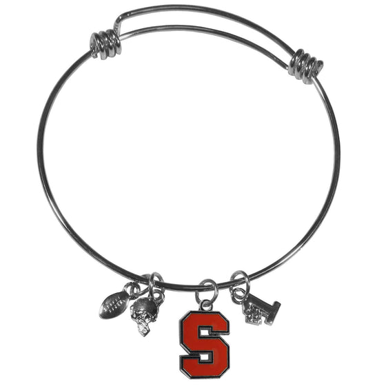 Syracuse Orange Charm Bangle Bracelet (SSKG) - 757 Sports Collectibles