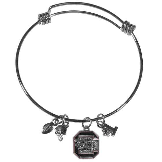 S. Carolina Gamecocks Charm Bangle Bracelet (SSKG) - 757 Sports Collectibles