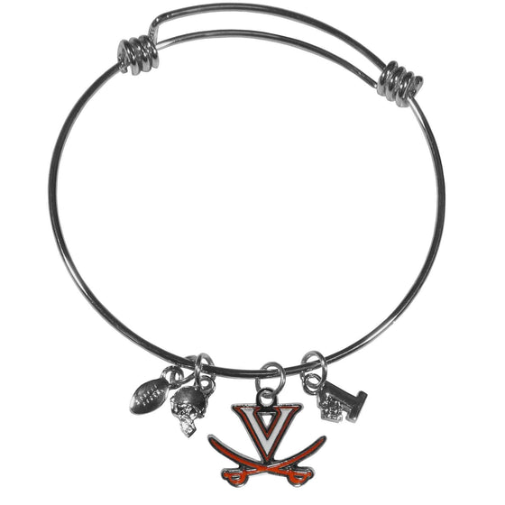 Virginia Cavaliers Charm Bangle Bracelet (SSKG) - 757 Sports Collectibles