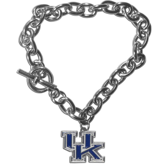 Kentucky Wildcats Charm Chain Bracelet (SSKG) - 757 Sports Collectibles