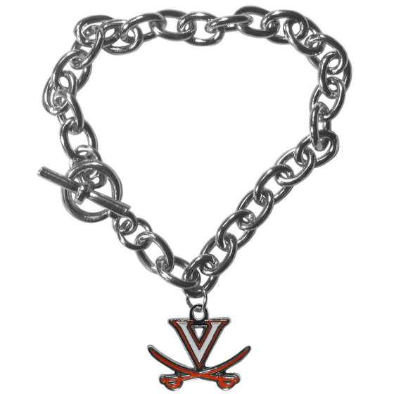 Virginia Cavaliers Charm Chain Bracelet (SSKG) - 757 Sports Collectibles