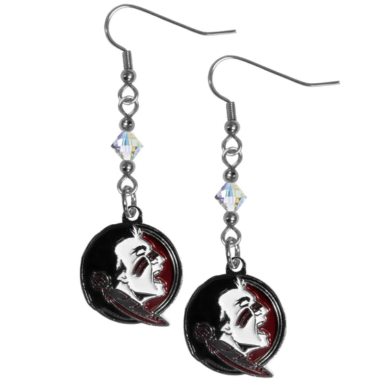 Florida St. Seminoles Crystal Dangle Earrings (SSKG) - 757 Sports Collectibles