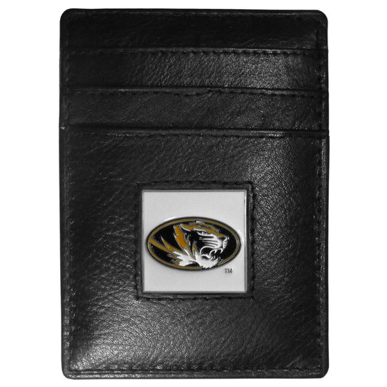 Missouri Tigers Leather Money Clip/Cardholder Packaged in Gift Box (SSKG) - 757 Sports Collectibles