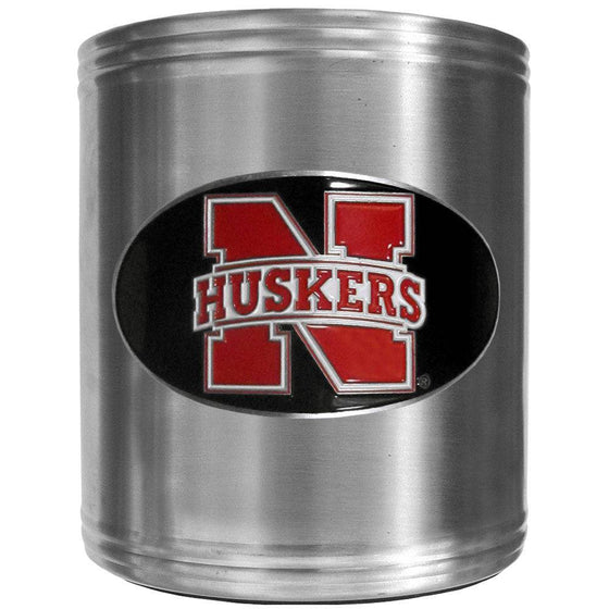 Nebraska Cornhuskers Steel Can Cooler (SSKG) - 757 Sports Collectibles