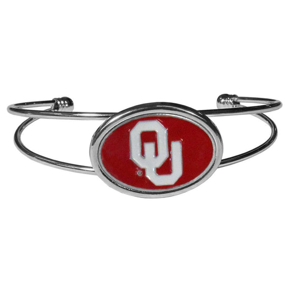 Oklahoma Sooners Cuff Bracelet (SSKG) - 757 Sports Collectibles