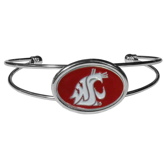 Washington St. Cougars Cuff Bracelet (SSKG) - 757 Sports Collectibles