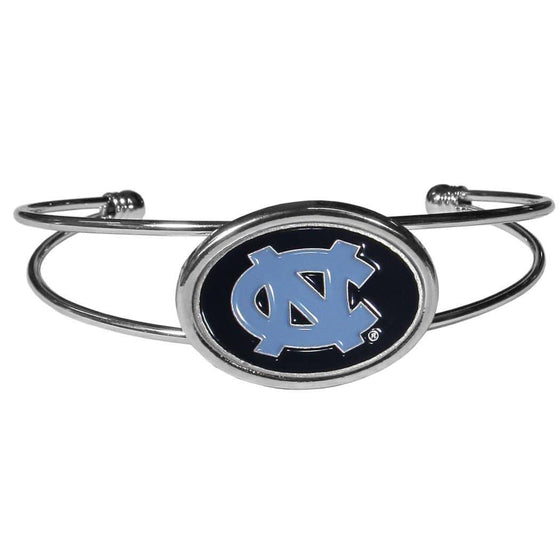 N. Carolina Tar Heels Cuff Bracelet (SSKG) - 757 Sports Collectibles