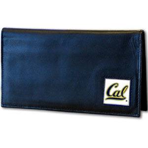 Cal Berkeley Bears Deluxe Leather Checkbook Cover (SSKG) - 757 Sports Collectibles