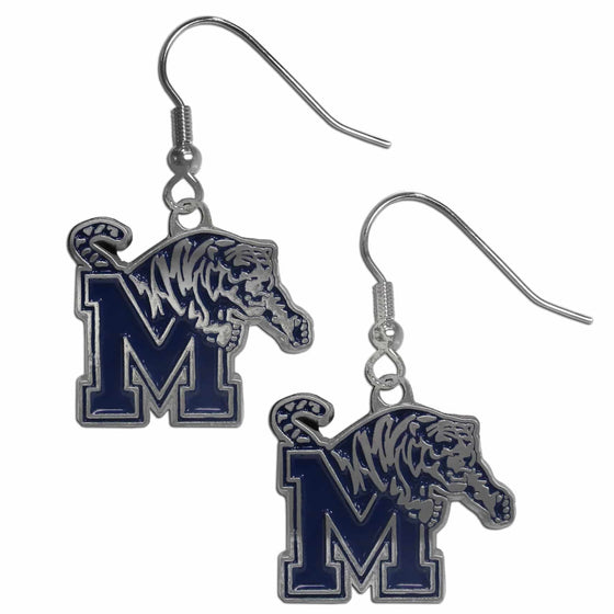 Memphis Tigers Chrome Dangle Earrings (SSKG) - 757 Sports Collectibles