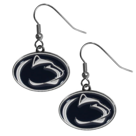 Penn St. Nittany Lions Chrome Dangle Earrings (SSKG) - 757 Sports Collectibles