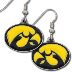 Iowa Hawkeyes Dangle Earrings (SSKG) - 757 Sports Collectibles