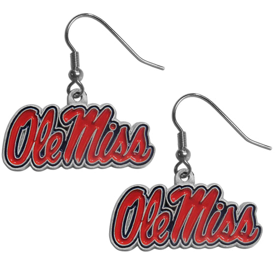 Mississippi Rebels Dangle Earrings (SSKG) - 757 Sports Collectibles