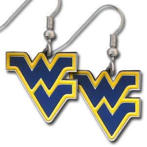 W. Virginia Mountaineers Dangle Earrings (SSKG) - 757 Sports Collectibles