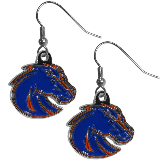 Boise St. Broncos Chrome Dangle Earrings (SSKG) - 757 Sports Collectibles