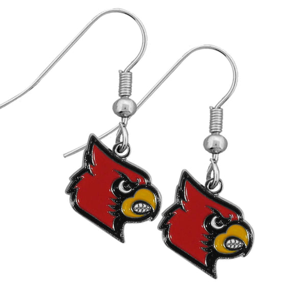 Louisville Cardinals Chrome Dangle Earrings (SSKG) - 757 Sports Collectibles