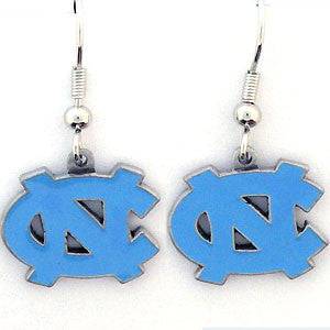 N. Carolina Tar Heels Dangle Earrings (SSKG) - 757 Sports Collectibles