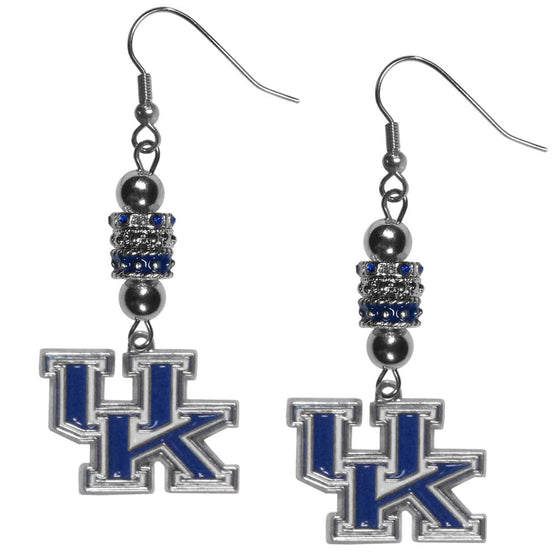 Kentucky Wildcats Euro Bead Earrings (SSKG) - 757 Sports Collectibles