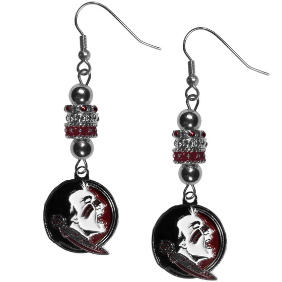 Florida St. Seminoles Euro Bead Earrings (SSKG) - 757 Sports Collectibles