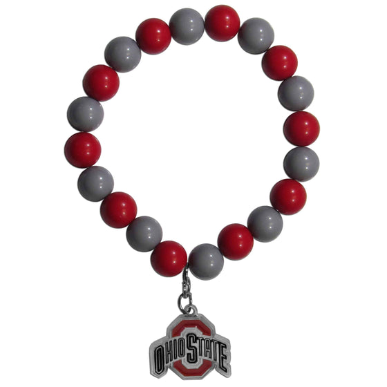 Ohio St. Buckeyes Fan Bead Bracelet (SSKG) - 757 Sports Collectibles