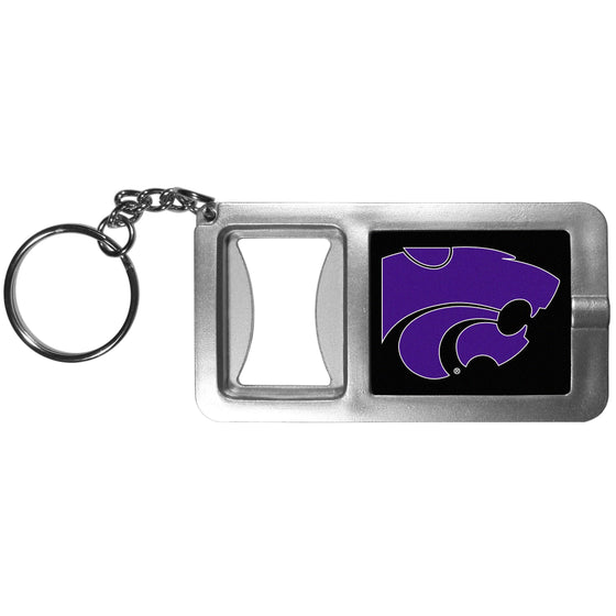 Kansas St. Wildcats Flashlight Key Chain with Bottle Opener (SSKG) - 757 Sports Collectibles