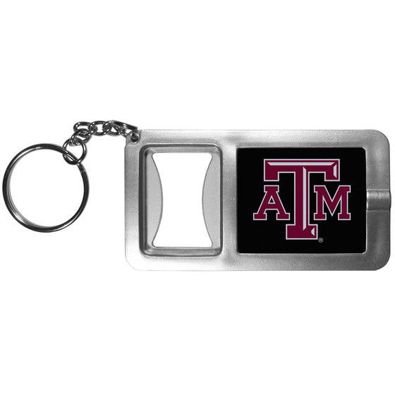 Texas A & M Aggies Flashlight Key Chain with Bottle Opener (SSKG) - 757 Sports Collectibles