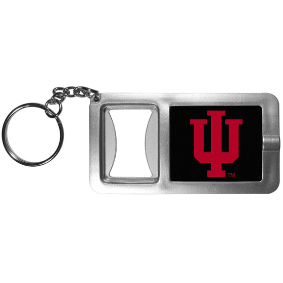 Indiana Hoosiers Flashlight Key Chain with Bottle Opener (SSKG) - 757 Sports Collectibles