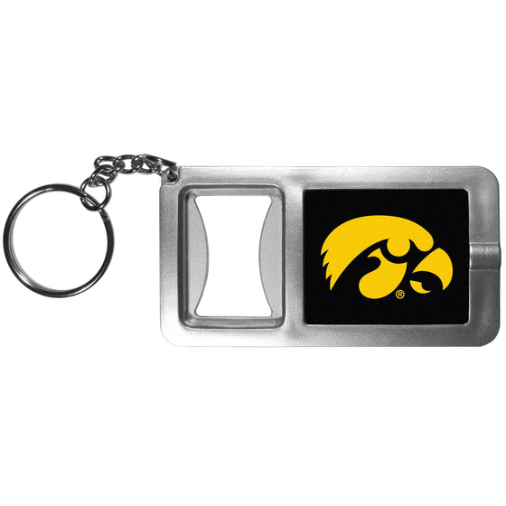 Iowa Hawkeyes Flashlight Key Chain with Bottle Opener (SSKG) - 757 Sports Collectibles