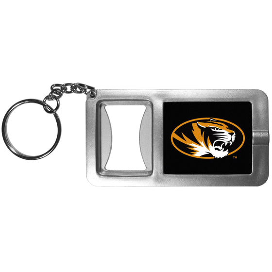 Missouri Tigers Flashlight Key Chain with Bottle Opener (SSKG) - 757 Sports Collectibles