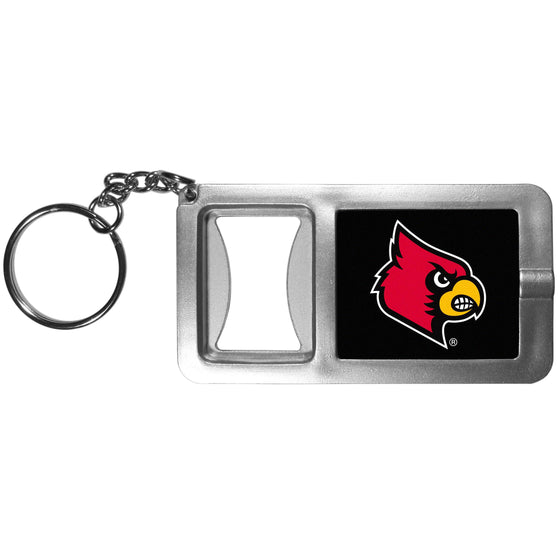 Louisville Cardinals Flashlight Key Chain with Bottle Opener (SSKG) - 757 Sports Collectibles