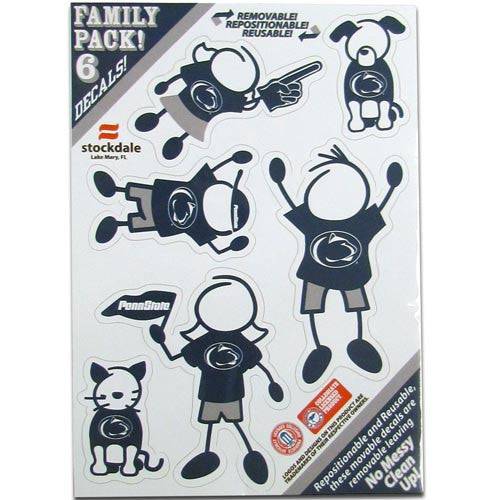 Penn St. Nittany Lions Family Decal Set Small (SSKG) - 757 Sports Collectibles