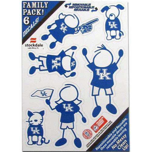 Kentucky Wildcats Family Decal Set Small (SSKG) - 757 Sports Collectibles