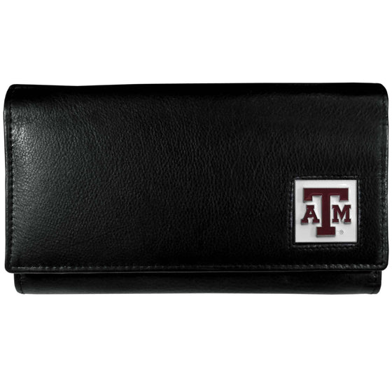 Texas A & M Aggies Leather Women's Wallet (SSKG) - 757 Sports Collectibles