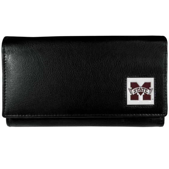 Mississippi St. Bulldogs Leather Women's Wallet (SSKG) - 757 Sports Collectibles