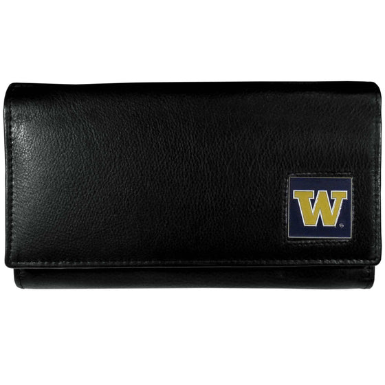 Washington Huskies Leather Women's Wallet (SSKG) - 757 Sports Collectibles