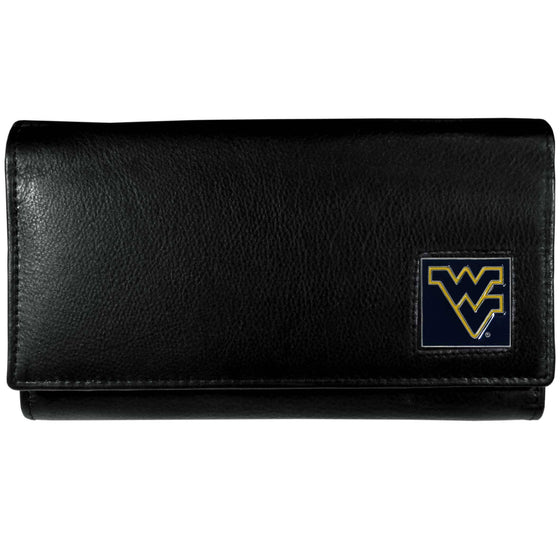 W. Virginia Mountaineers Leather Women's Wallet (SSKG) - 757 Sports Collectibles