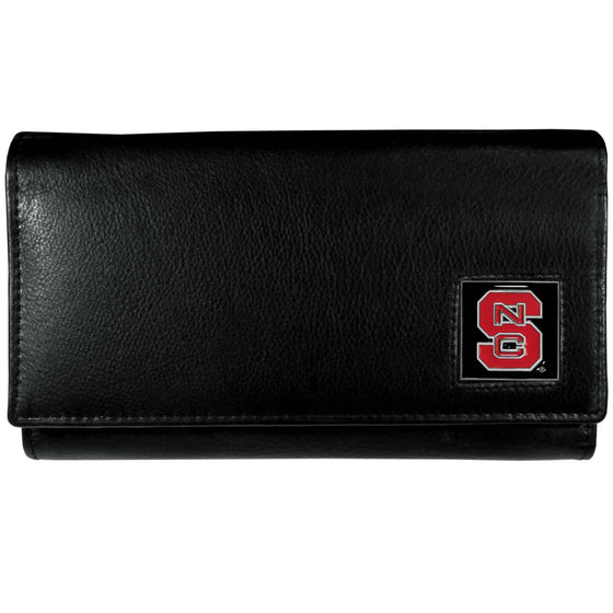 N. Carolina St. Wolfpack Leather Women's Wallet (SSKG) - 757 Sports Collectibles