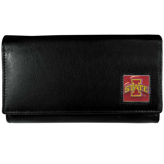 Iowa St. Cyclones Leather Women's Wallet (SSKG) - 757 Sports Collectibles