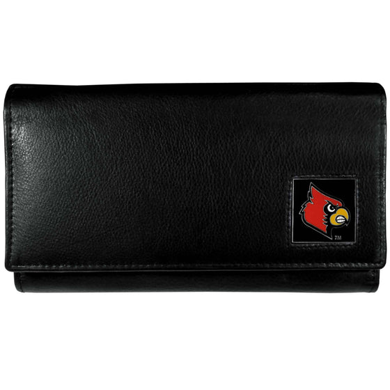 Louisville Cardinals Leather Women's Wallet (SSKG) - 757 Sports Collectibles