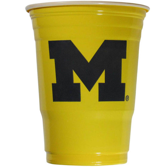 Michigan Wolverines Plastic Game Day Cups (SSKG) - 757 Sports Collectibles
