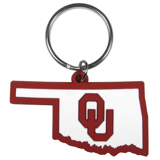 Oklahoma Sooners Home State Flexi Key Chain - 757 Sports Collectibles