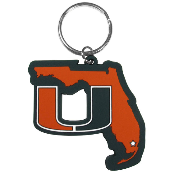 Miami Hurricanes Home State Flexi Key Chain