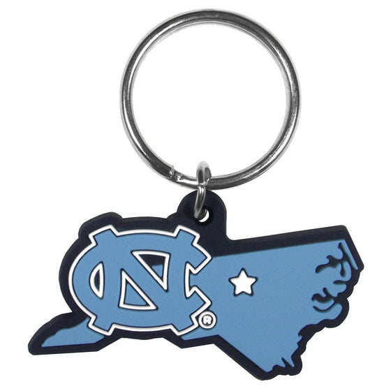 N. Carolina Tar Heels Home State Flexi Key Chain (SSKG) - 757 Sports Collectibles