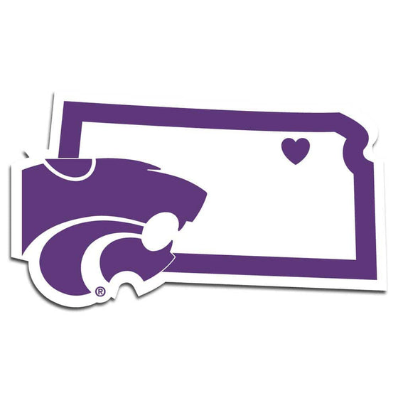 Kansas St. Wildcats Home State Decal (SSKG) - 757 Sports Collectibles