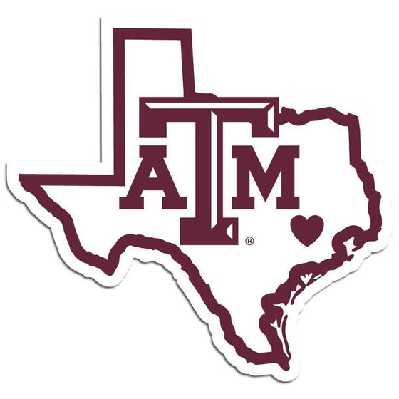 Texas A & M Aggies Home State Decal (SSKG) - 757 Sports Collectibles