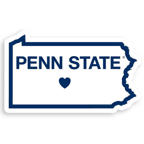 Penn St. Nittany Lions Home State Decal (SSKG) - 757 Sports Collectibles