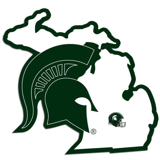 Michigan St. Spartans Home State Decal (SSKG) - 757 Sports Collectibles