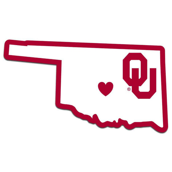 Oklahoma Sooners Home State Decal (SSKG) - 757 Sports Collectibles