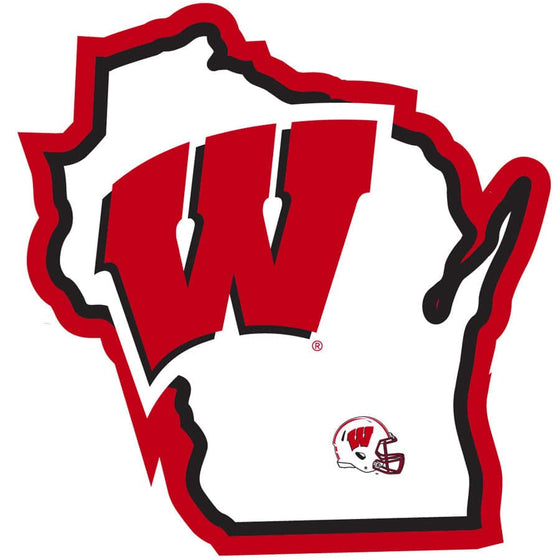 Wisconsin Badgers Home State Decal (SSKG) - 757 Sports Collectibles