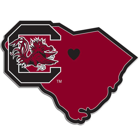 S. Carolina Gamecocks Home State Decal (SSKG) - 757 Sports Collectibles